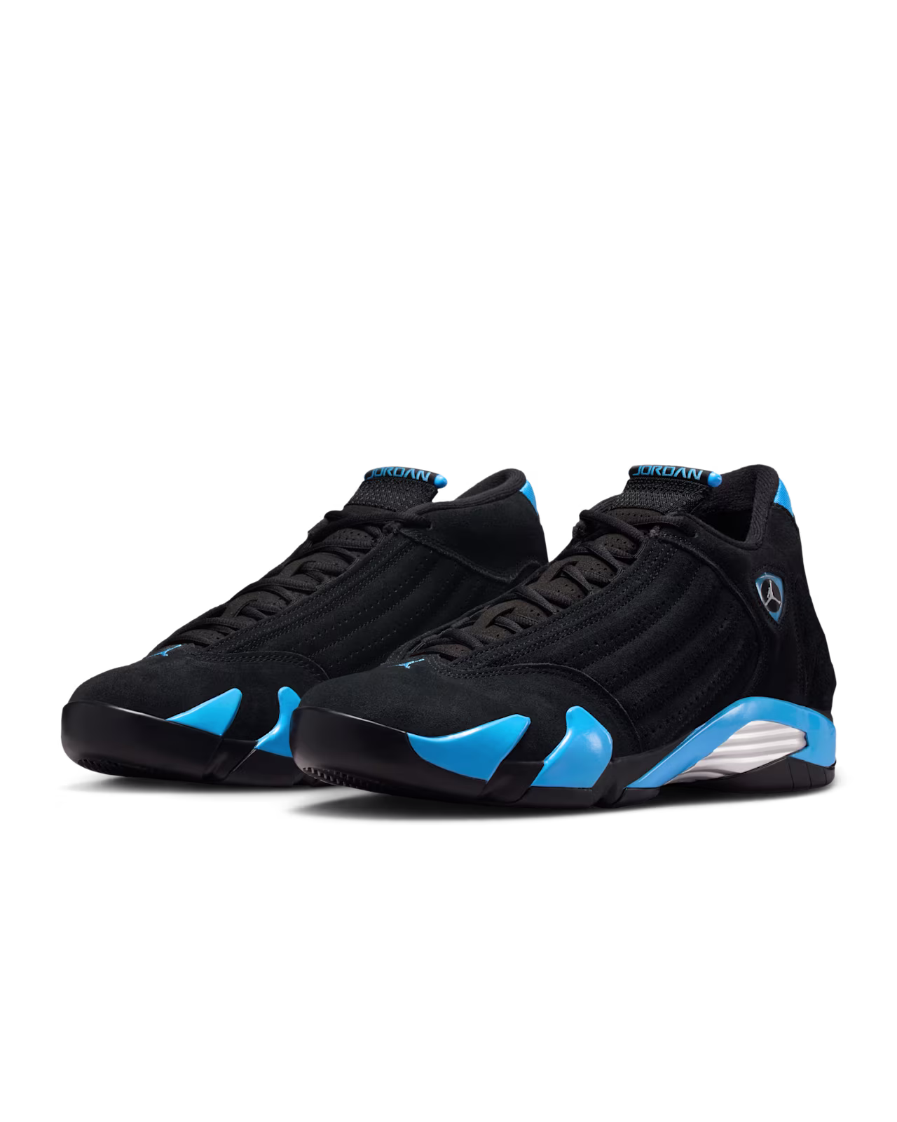 Air Jordan 14 Retro Black and UNC blue
